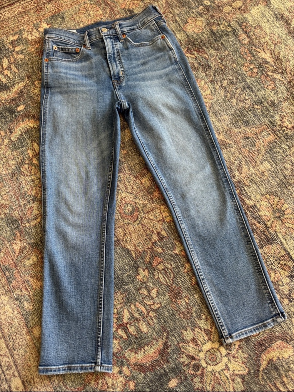 Gap Vintage Slim High Rise Crop Jeans Size 26P 2P